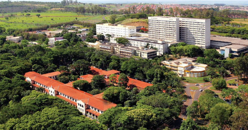 USP Ribeirão Preto campus aerial view